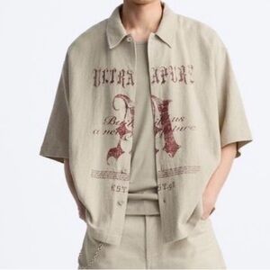 NWT Zara Linen Oversized Overshirt
- Size M